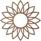 Ekena Millwork Daisy Wood Fretwork Pierced Ceiling Medallion, Walnut, 20"OD x 7"ID x 1/4"T CMWP20X20X0250DAWA - alternate 5